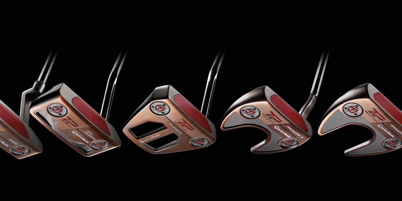 TaylorMade TP Patina putters offer seven options with thicker insert for  improved feel